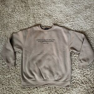 Women’s Forever 21 Bible/scripture Christian pullover sweatshirt